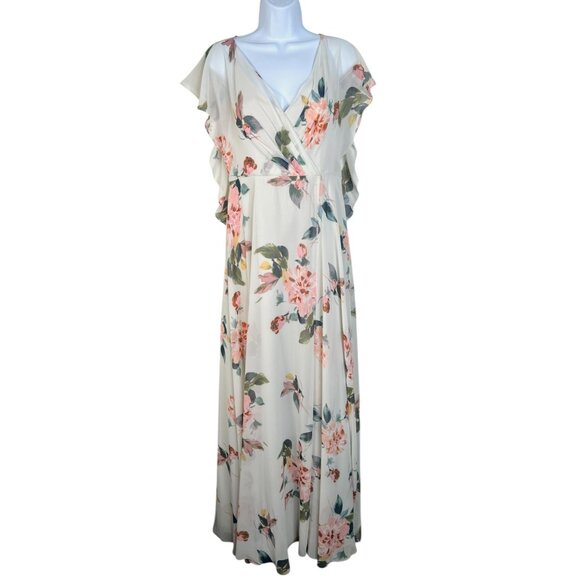 NWT Jenny Yoo Collection Alanna Dress Floral Ohana Bridesmaid Maxi Open Back 8 - Picture 8 of 16